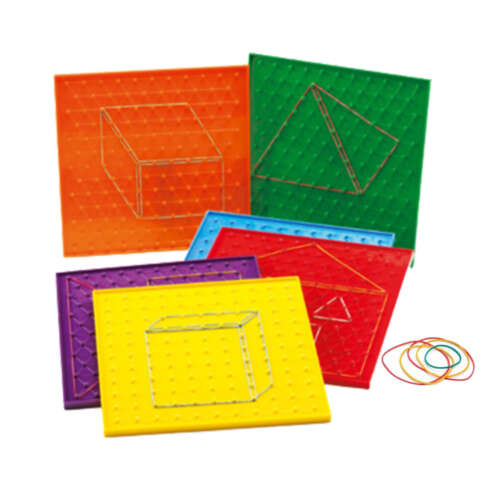 Set De 6 Geoplanos 23x23