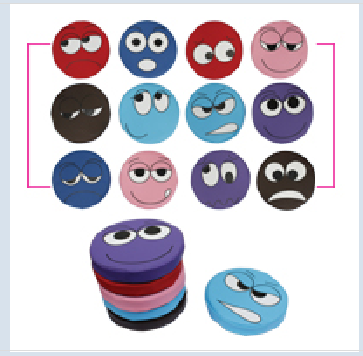 Set 12 Cojines De Las Emociones