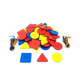 Botones Geométricos De Colores 81 Piezas Aprox