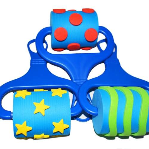 Set Rodillos Decorativos Goma Eva