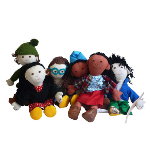 Set Muñecos De La Diversidad