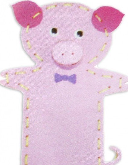 Titere Armable Pano Lenci Chancho Titere Armable Pano Lenci Chancho