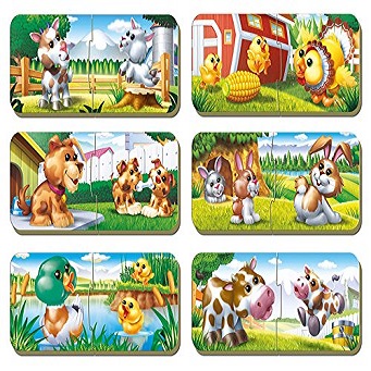 Puzzle De Asociación 12 Piezas
