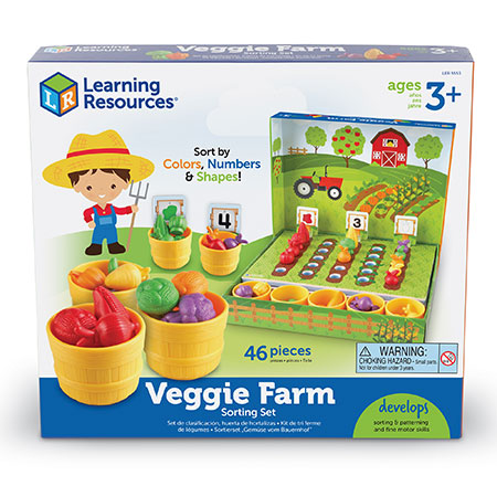 Set De Clasificación De Vegetales Granja - Imagen 4
