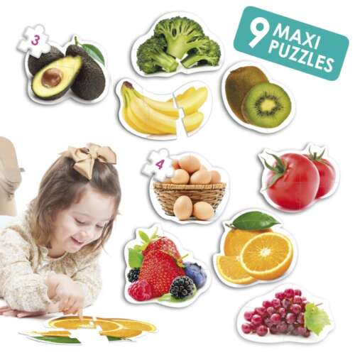 Set Puzzles Alimentos Saludables