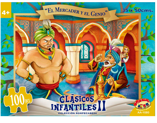PUZZLE 100 PCS EL MERCADER Y EL GENIO