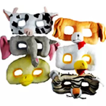 Set De 6 Antifaces Animales