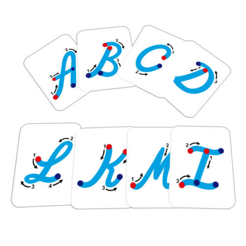 Abecedario Con Textura Mayúscula - Ligada