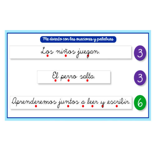 Me Divierto Con Las Oraciones Y Palabras