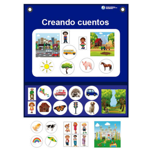 Panel Magnético Creando Cuentos Con Fichas