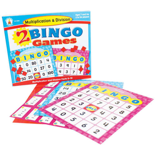 Bingo Multiplicación Y División