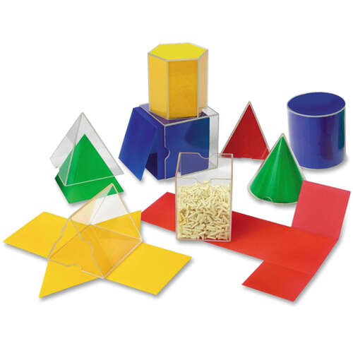 Cuerpos Geométricos Plegables 16 Piezas