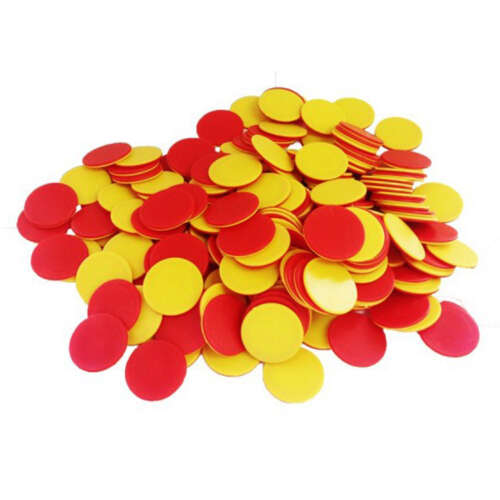 Set 200 Fichas Bicolor