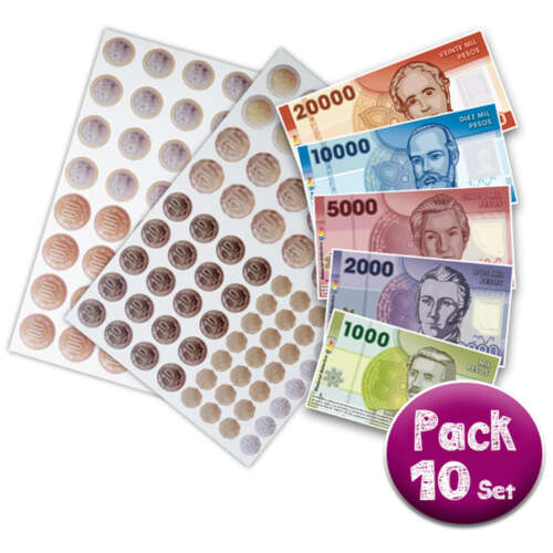 Pack De Monedas Y Billetes