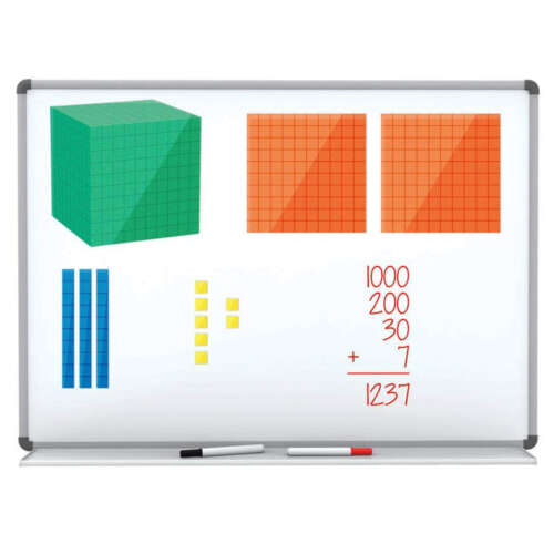 Bloque Base 10 Magnética Para Pizarra