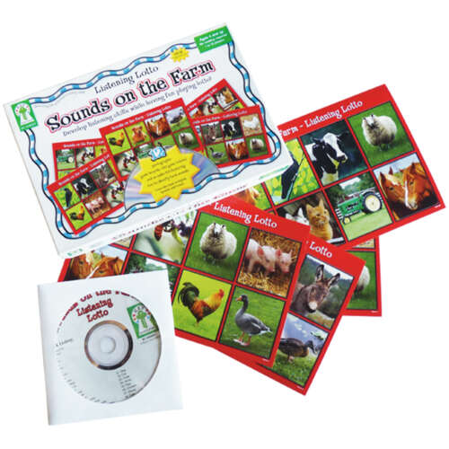 Loteria Sonidos De La Granja Con Cd