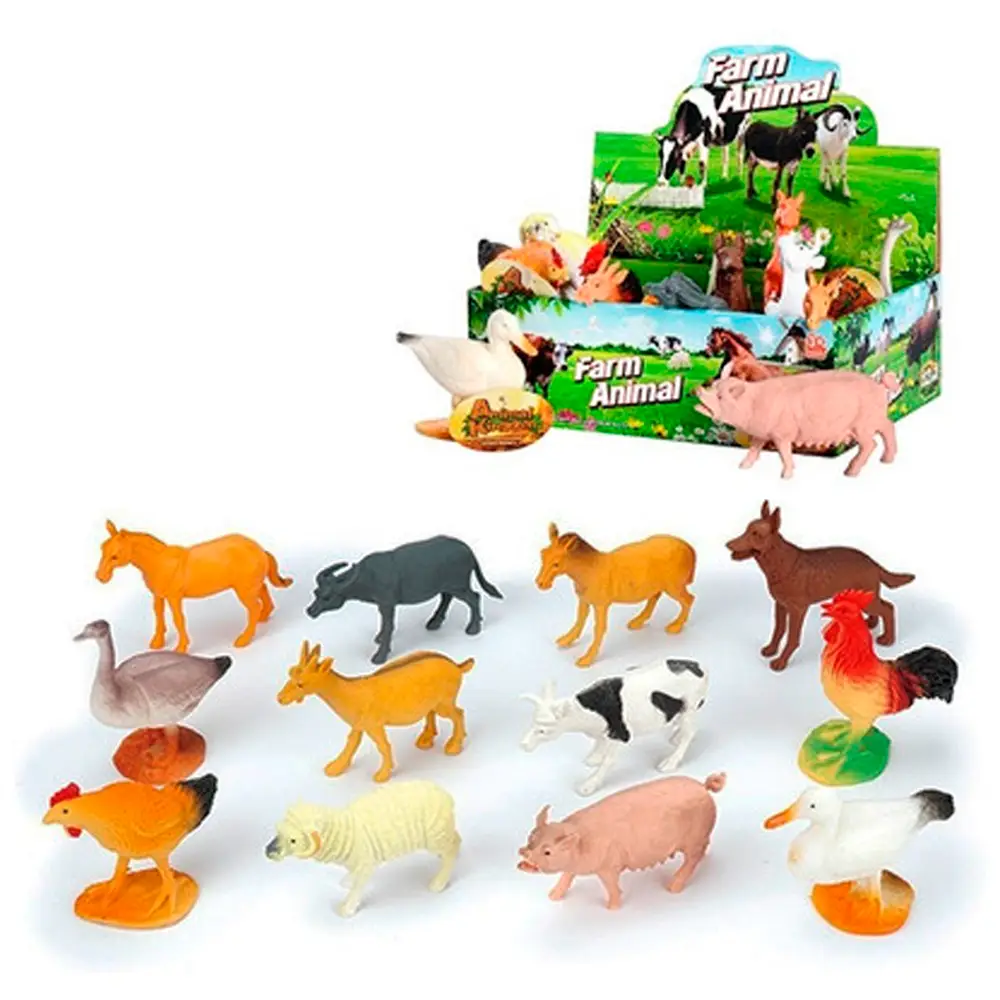 Set De Animales De La Granja 12 Cm - Tiendita Aula Editores Material  Juguetes Libros Didácticos