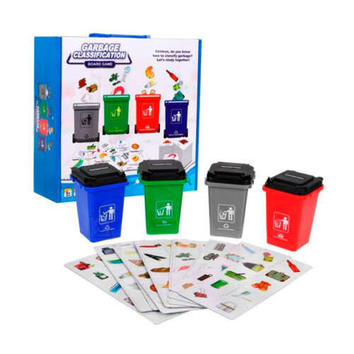 Juego De Reciclaje Y Clasificacion En Inglés