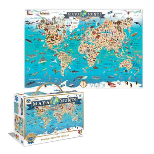 Puzzle 200 Piezas Mapamundi
