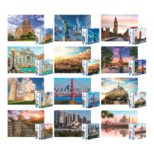 Puzzle Individual 500 Piezas " Monumentos " Dif. Modelos