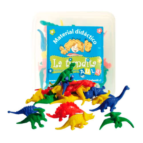 Caja 32 Piezas Dinosaurios P/clasificar