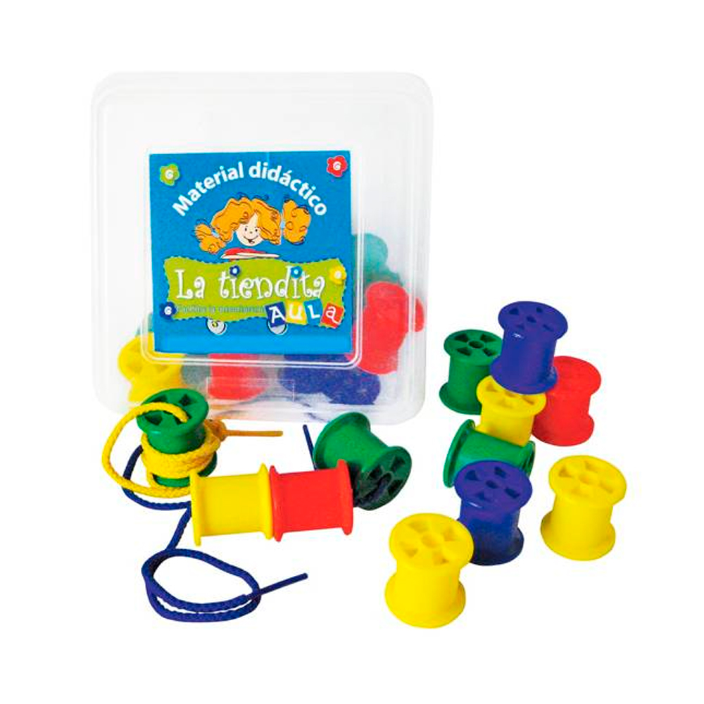 24 Carretes Plásticos
