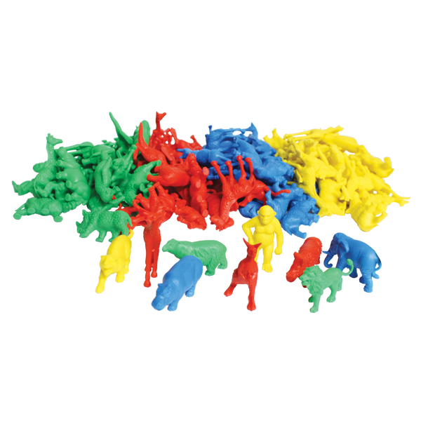 Set De 120 Animales Salvajes