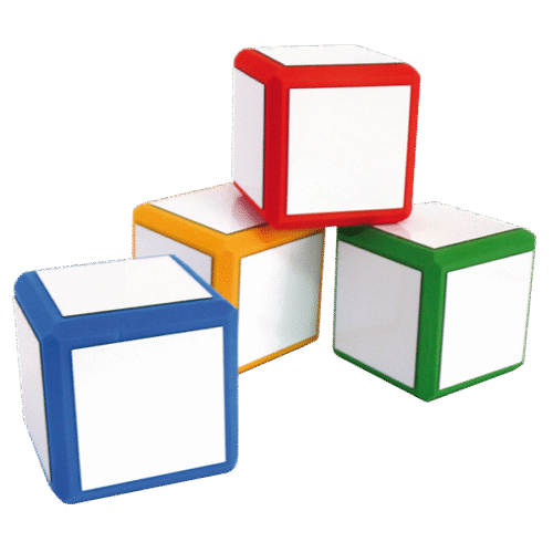 Display 2 Dados Goma Eva P/escritura 7.5 Cms
