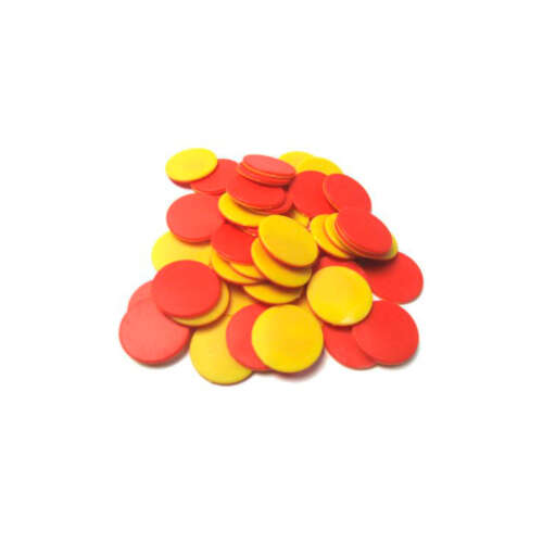Set De 100 Fichas Bicolor