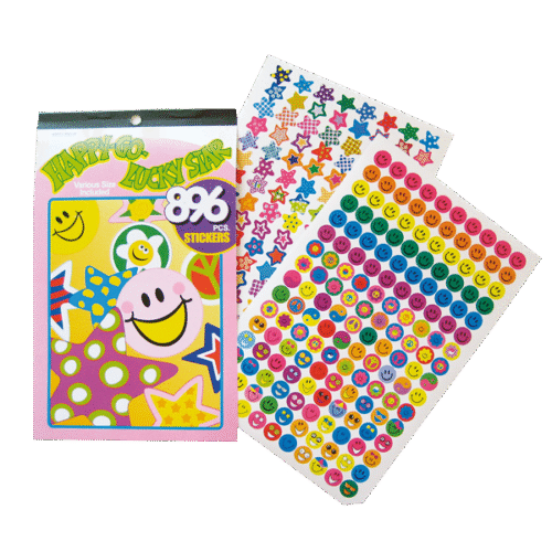 Stickers Block Happy-go-lucky Star 896
