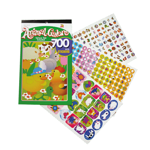 Stickers Block Animales 700