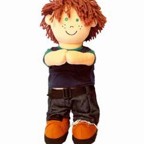 Muñeco Blando Etnico Europeo Niño 40 CM